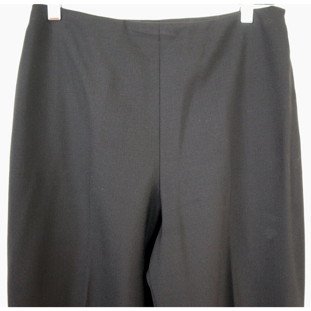 Vintage Ralph Lauren 1995 Collection Size 8 Wool Cuff Trousers Black - Picture 3 of 12